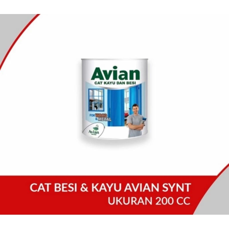 Cat Minyak Sintetis Avian Cat Besi Kayu 200 cc 200cc