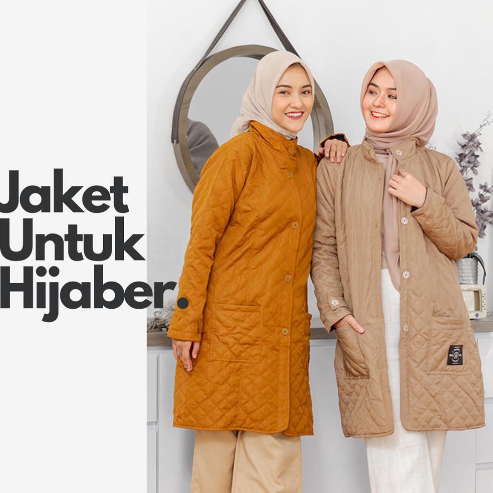 Q29 HIJACKET BELVA  HIJAKET JAKET HIJAB PANJANG WANITA MUSLIMAH SYARI 28
