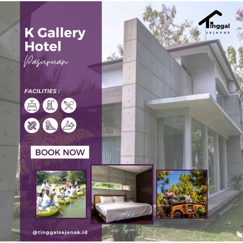 Promo open date k-gallery hotel pandaan taman safari baobab
