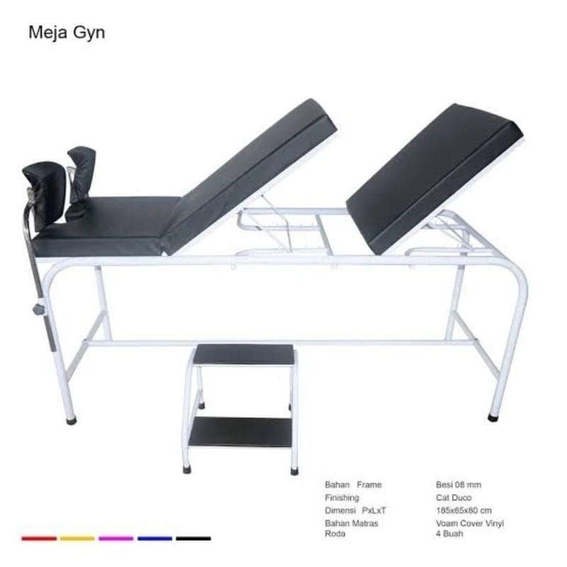 meja gynaescologi / meja persalinan pasien / meja ginekologi