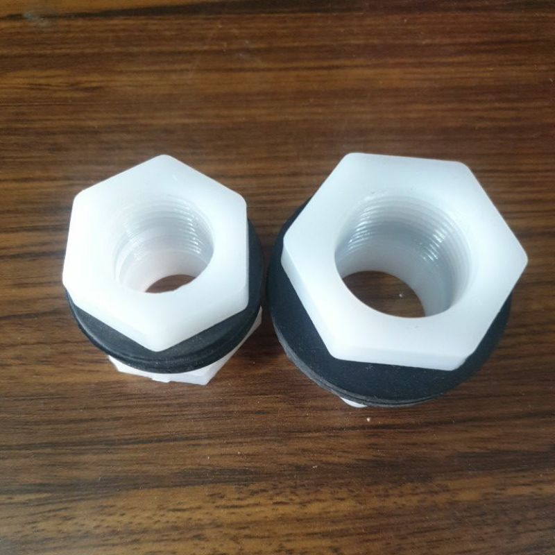 Ring Toren Air Tandon Besar Kecil Sedang Mur PVC Mur Drat Toren Pompa Air Mur Toren Tandong Ukuran 1