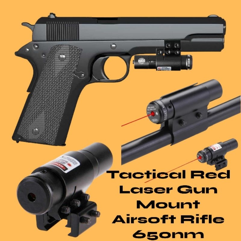 Tactical Red Laser Aksesoris Senapan Angin dan Ketapel