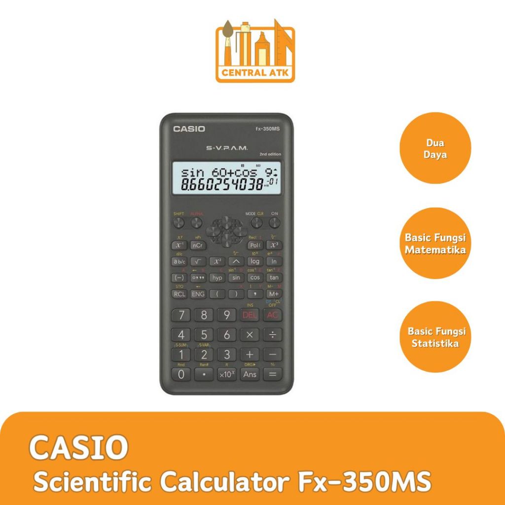 

CALCULATOR / KALKULATOR CASIO FX-350MS