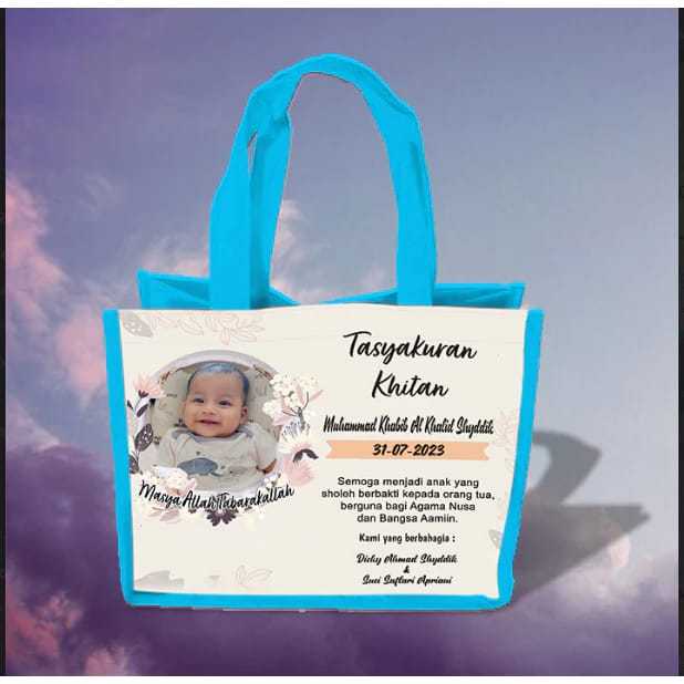 Tas Khitanan Anak Souvenir Murah / Tas Khitanan Custom / Tas Khitan / Syukuran Khitanan / Tas Sunata
