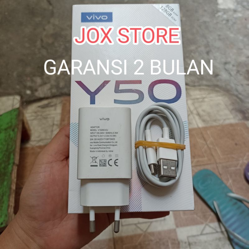 Charger Copotan Vivo Y30,Y50 10Watt original fisik 90% Copotan tipe C