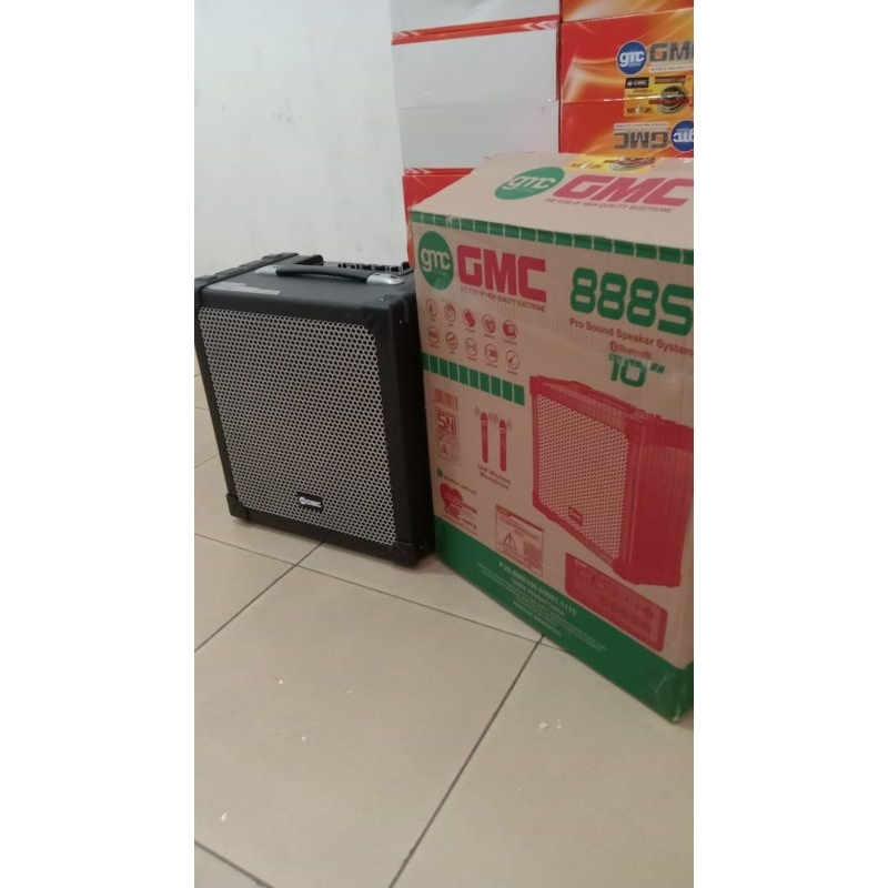GMC SPEAKER 888S MULTIMEDIA BLUETOOTH 10 INCH + 2 MIC WIRELESS