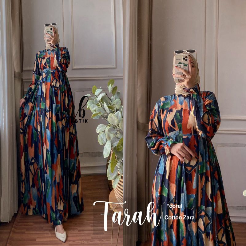 FARAH GAMIS COTTON ZARA ORIGINAL BY NABTIK