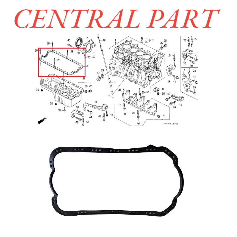 paking carter mobil honda civic nova tahun 1988 1989 1990 1991