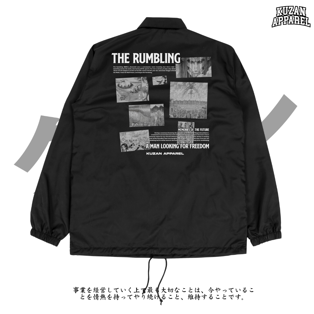 AOT Rumbling Streetwear Jacket Coach