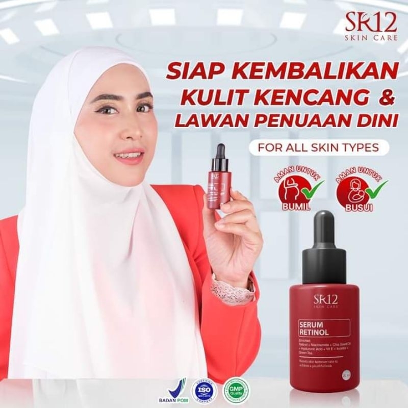 Serum Retinol SR12 Serum Anti Aging Serum Glowing Retinol SR12