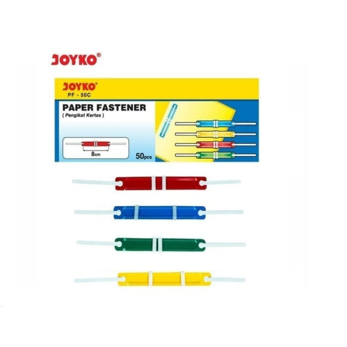 

ACCO / PAPER FASTENER / SNELHECTER / PENGIKAT KERTAS JOYKO WARNA