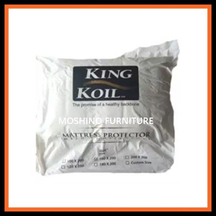 King Koil Mattress Protector 120x200 cm | KingKoil Mattress Matras Protector Pelindung Kasur 120 x 2