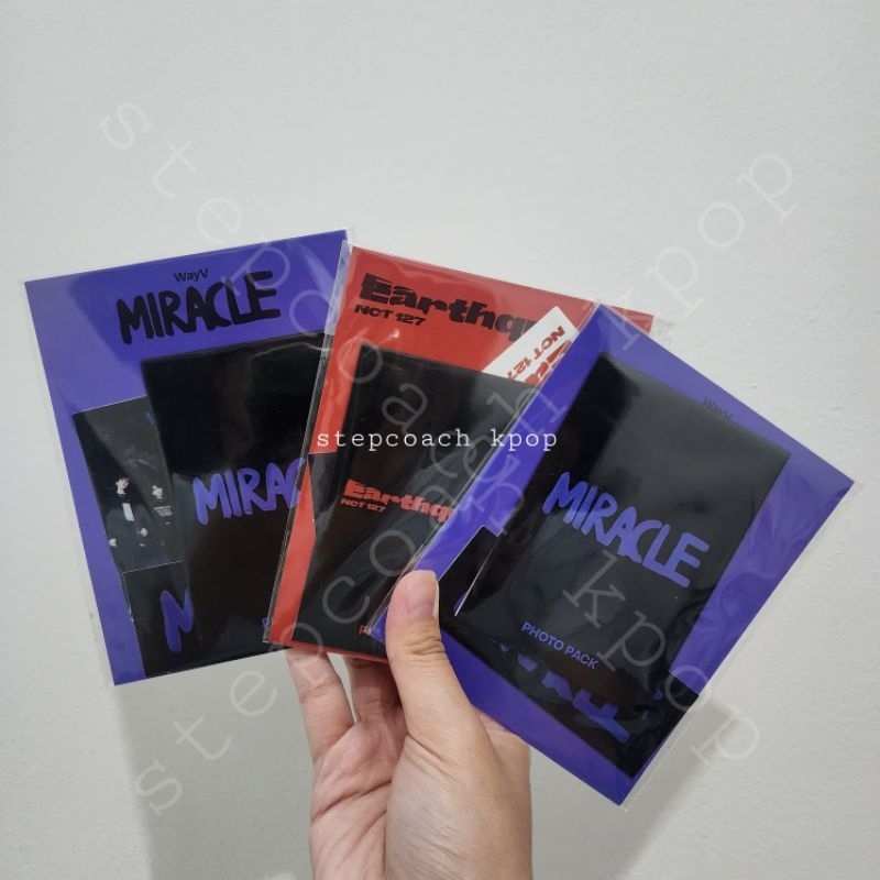 Universe MD NCT 127 WayV Photo + Sticker Luggage Earthquake Miracle