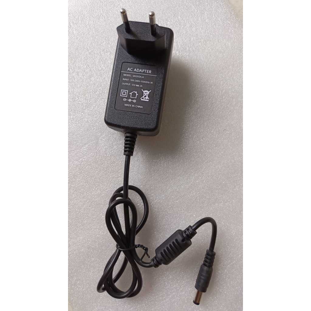 AC ADAPTOR 12V 2A model : SA12V2A-A