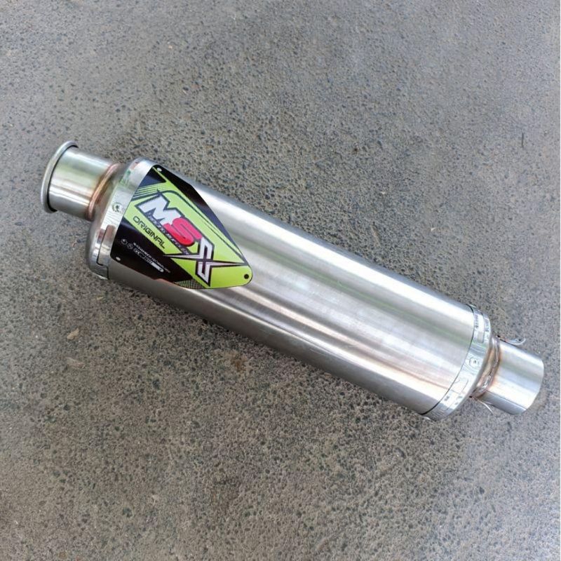 slincer knalpot msx racing new original costum wrx oval cincin