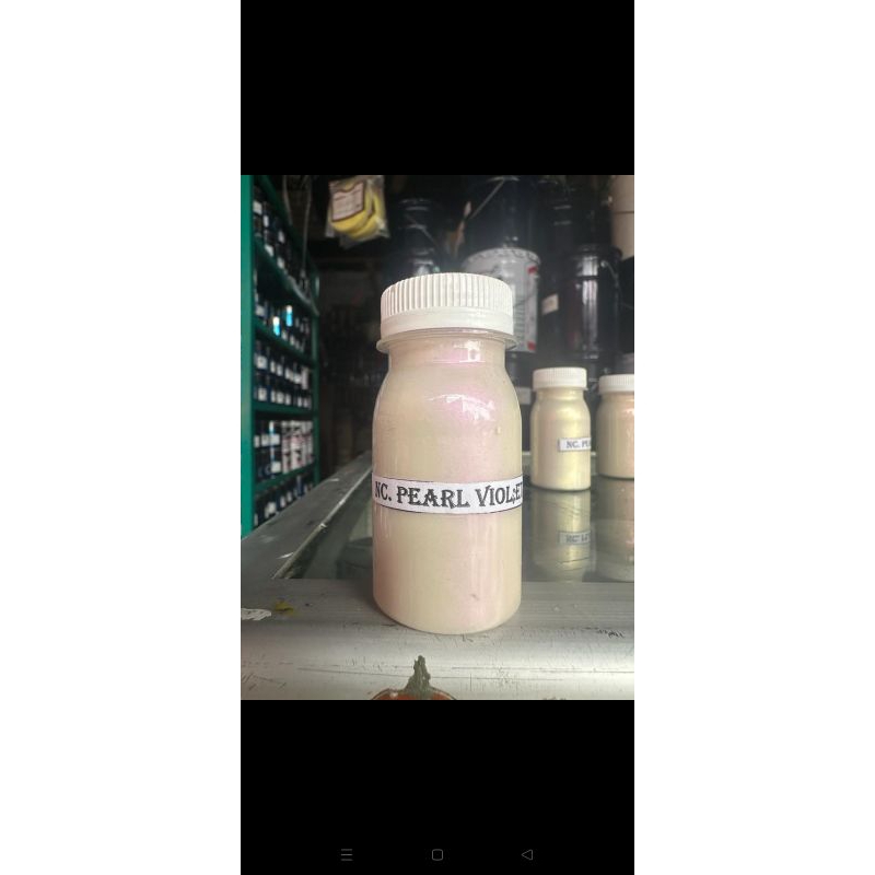 Cat Nc Mutiara Lembayung Pearl Blue/Green/Violet/Gold/Red/Orange/Russet red/white 200ml 100ml