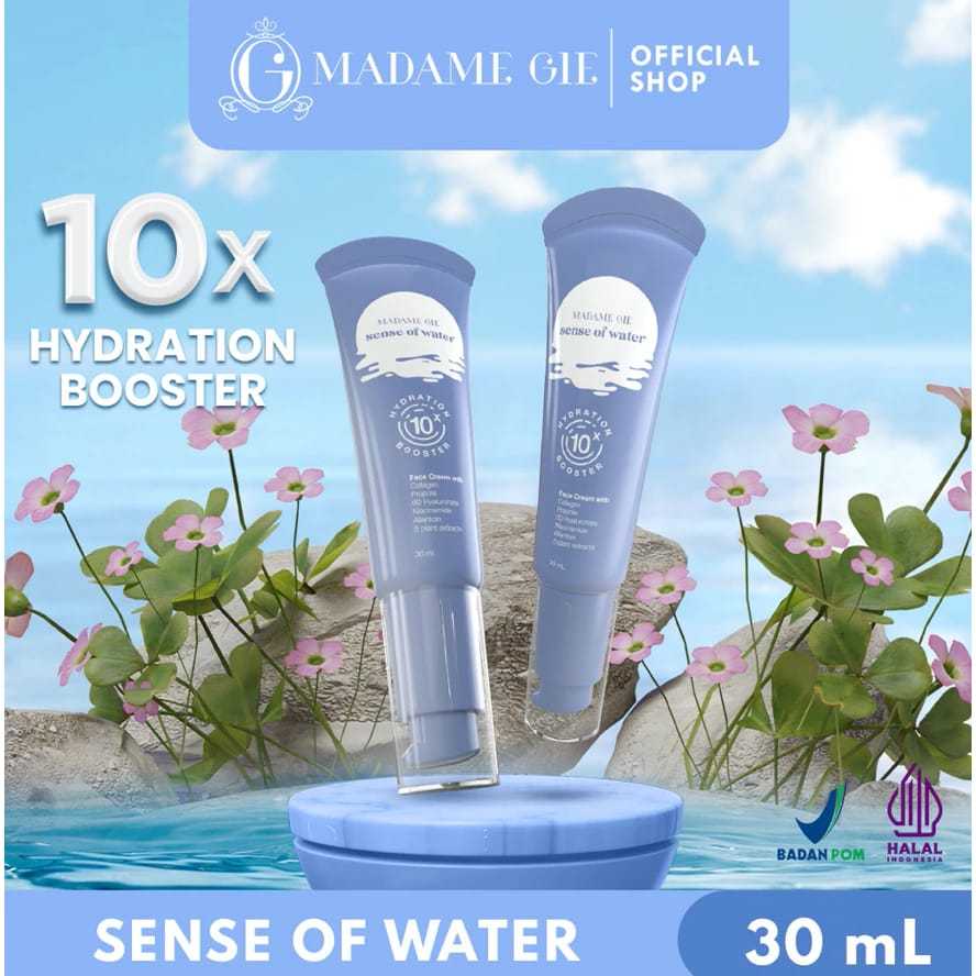 Madame Gie Sense of Water 30ml / Face Cream Moisturizer 10x Hydration Booster