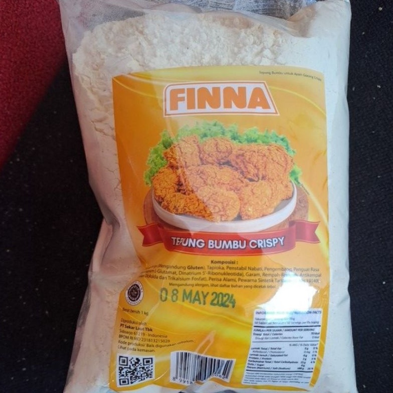 

E3 Tepung bumbu Finna paling murah tepung kentaki tepung breadertepung kriuk tepung ayam goreng 16