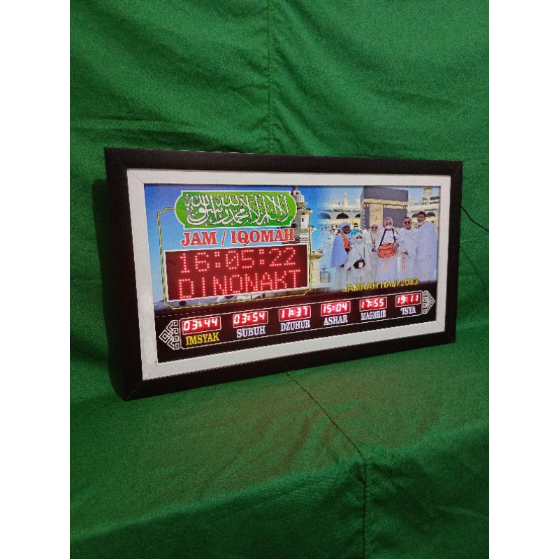 [PROMO] Jam Dinding Masjid Running text | Display Led Waktu Sholat Digital ADZAN Iqomah Counter