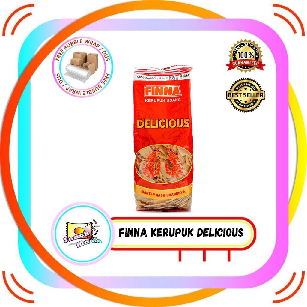 

Finna Krupuk Delicious Prawn Crackers Kerupuk Udang ~ 380 gr