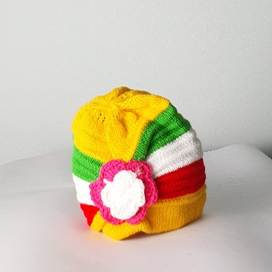Topi Kupluk Model Ciput Bunga Bayi Dan Anak Balita Perempuan Premium