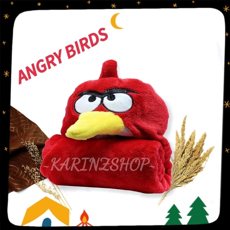 Selimut Bayi Topi Baby Blanket Hood Vallery Quincy : A BIRD