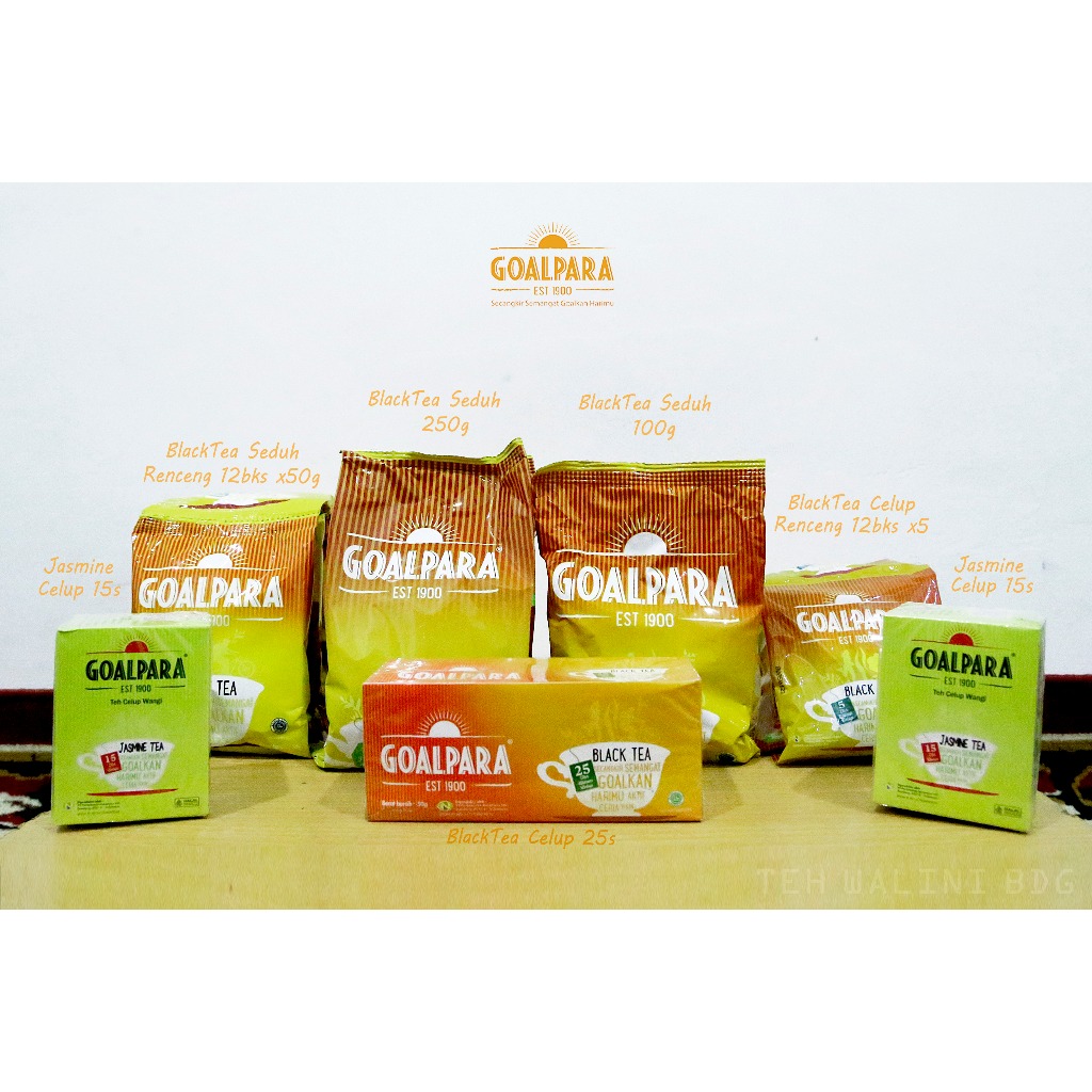 

RB22 1 pack TEH GOALPARA 250g (isi 4pc)