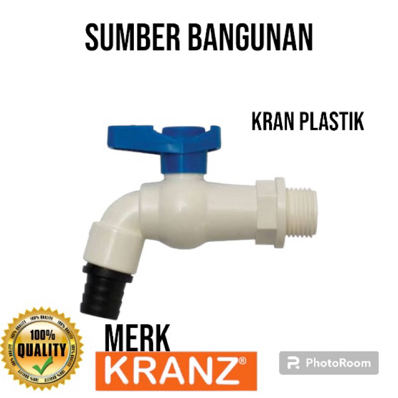 KERAN AIR PLASTIK BERKUALITAS / KRAN AIR PLASTIK 1/2” DAN 3/4” / KRAN PLASTIK ENGKOL / KRAN AIR PVC 