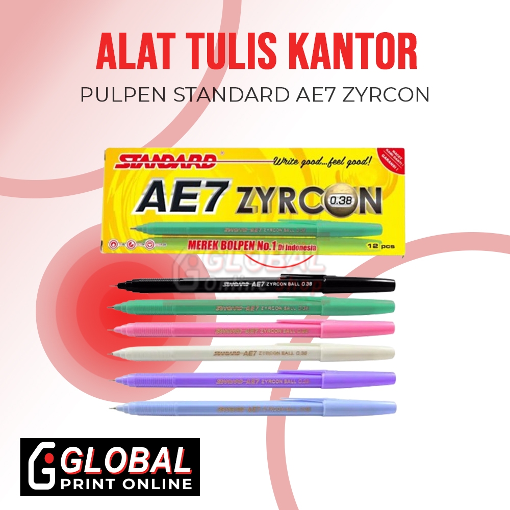 

Global Print Shop Online - Pulpen Standart AE7 (Per Pack)