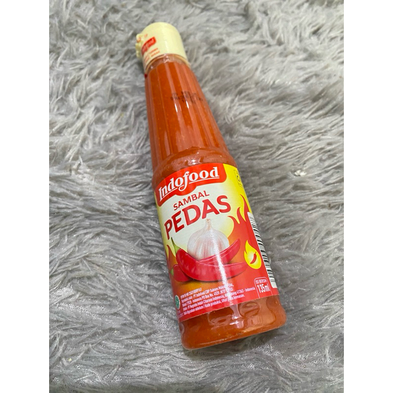 

caos saus saos botol indofood pedas isi 135ml