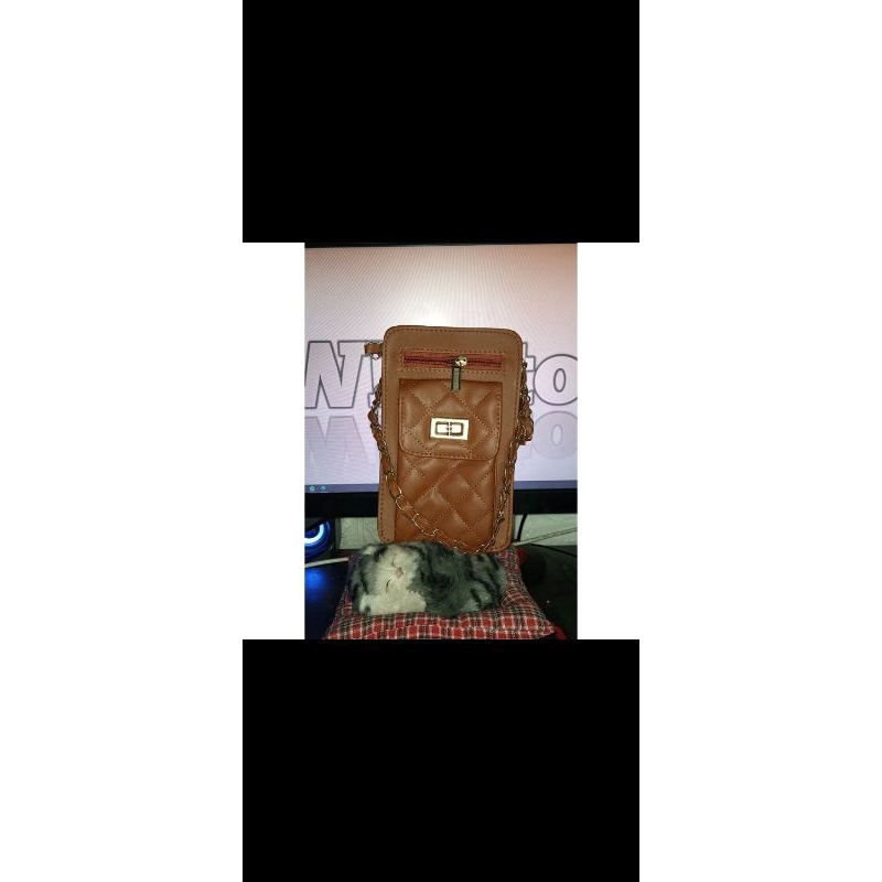 Tas selempang wanita fellysha Slingbag wanita Tas HP Tas Selempang Tali Rantai Tas Mini