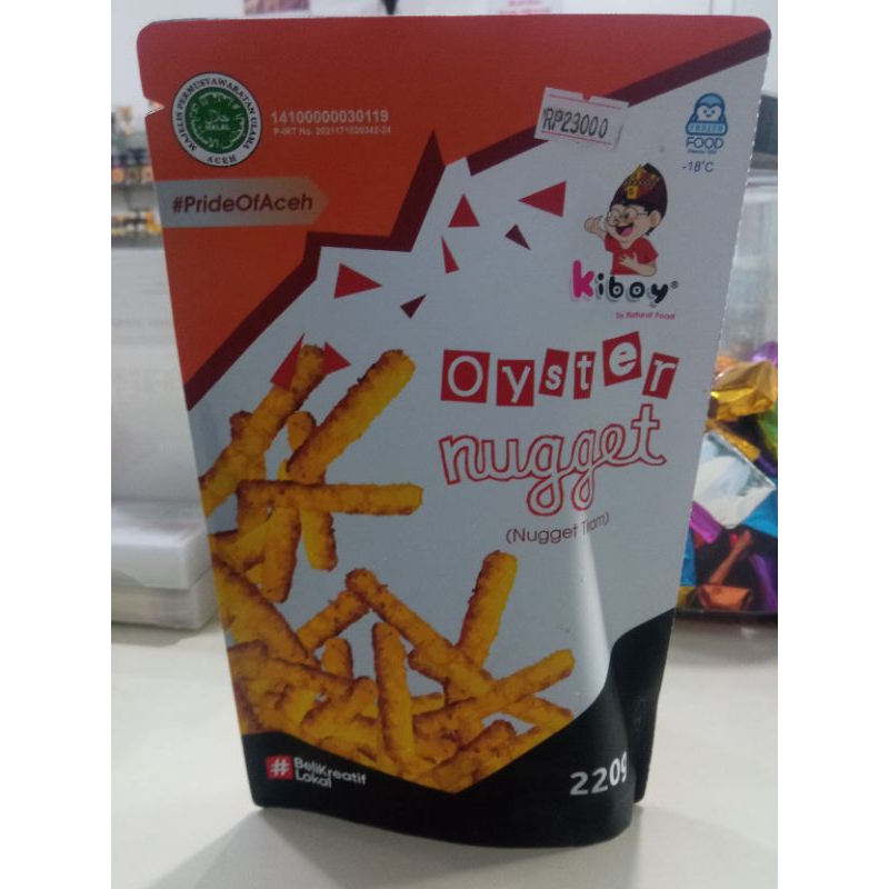 

KIBOY Nugget Tirom Oyster 220 gr| Khusus via Gojek atau Grab