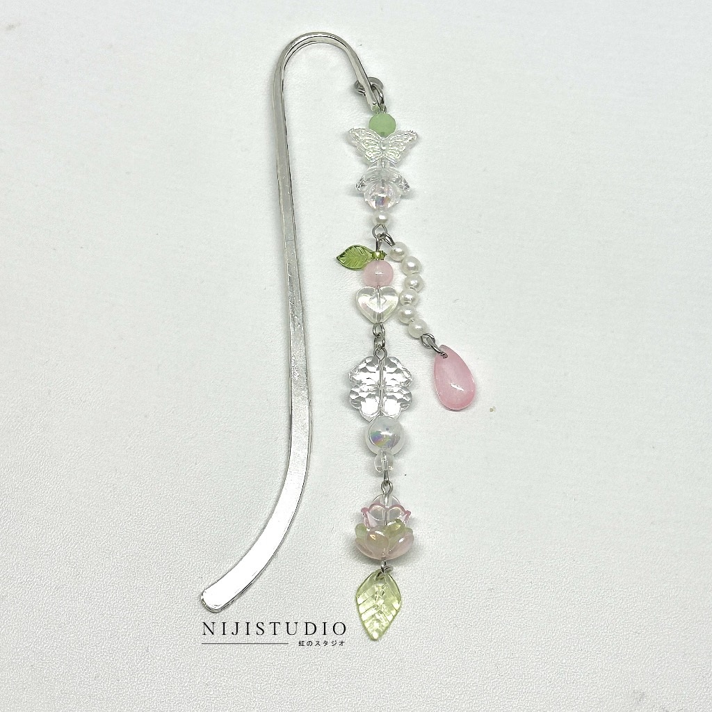 

lotus beads bookmark-ˋˏ ༻❁༺ ˎˊ- | penanda buku