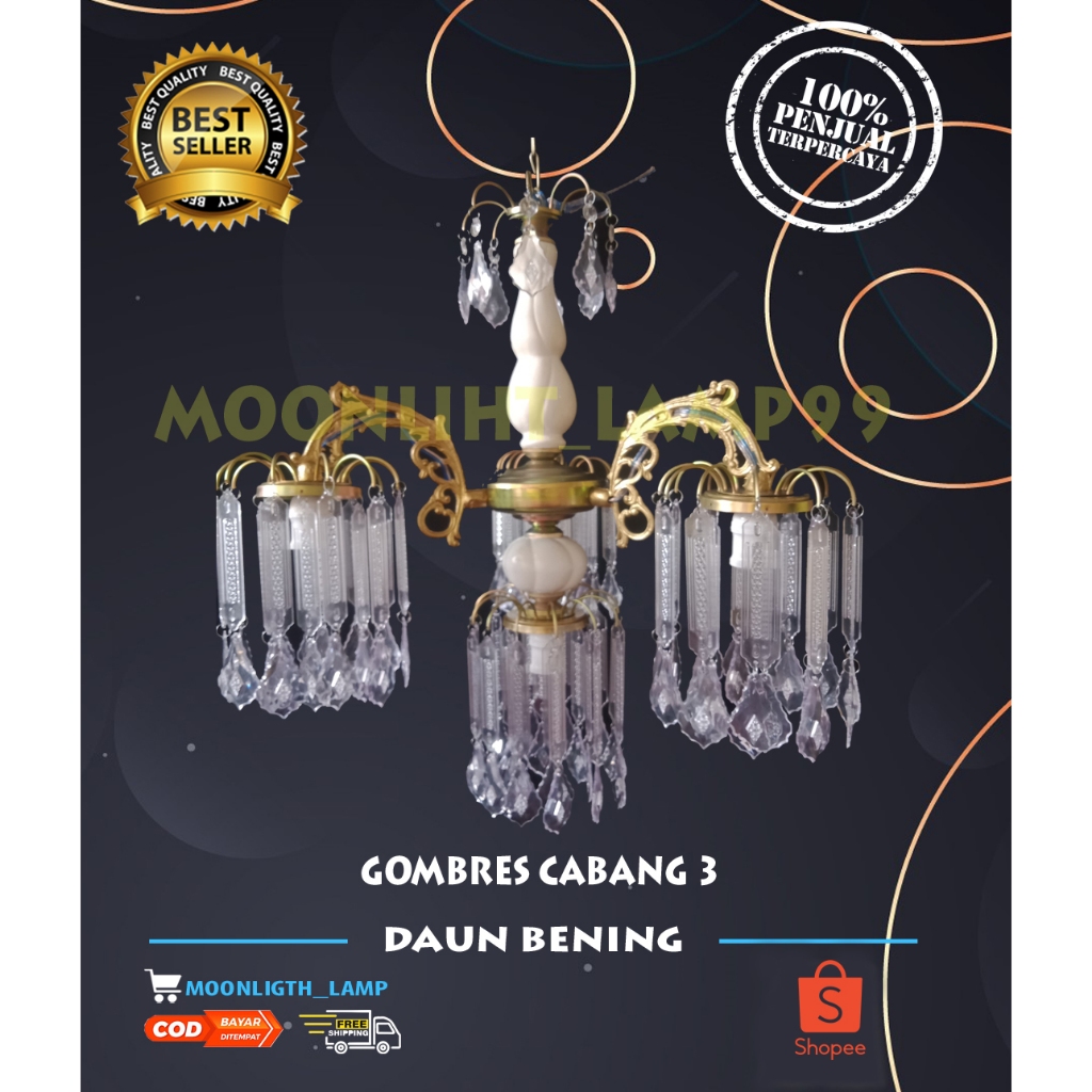 Lampu gantung ruang tamu minimalis / lampu gantung ruang tengah murah / lampu gantung cabang modern 