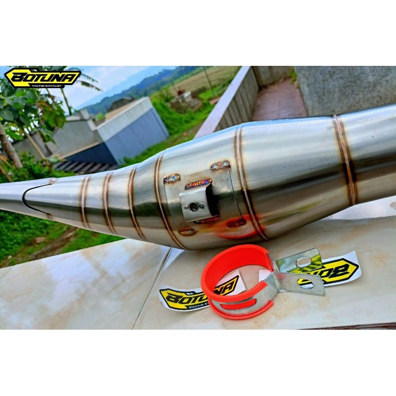 CHAMBER ONLY KNALPOT NINJA R RR SS ORIGINAL BOTUNA TYPE C STAINLESS