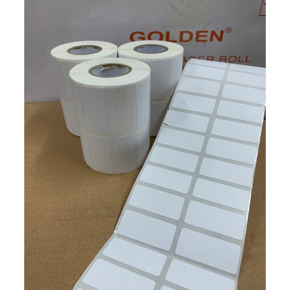 

Readystock LABEL BARCODE XPrinter Uk 33 X 15 2 LINE THERMAL 33X15 MM DIRECT THERMAL Ready