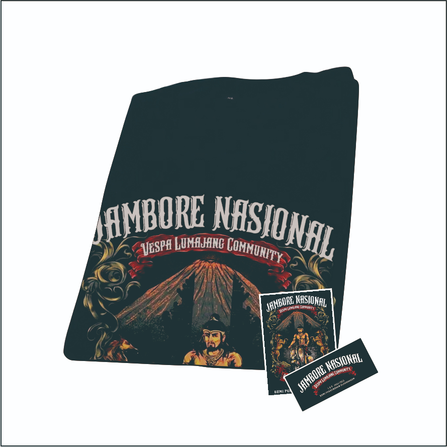 kaos jamnas vespa lumajang/kaos event jambore vespa lumajang