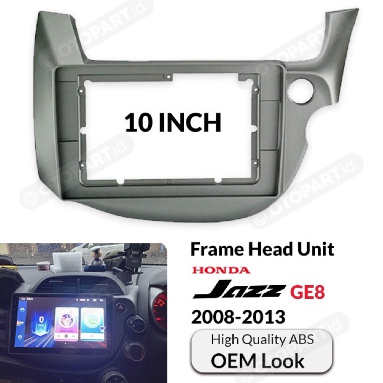 YcI FRAME HEAD UNIT DOUBLE DIN ANDROID HONDA JAZZ 1 INCH 28213