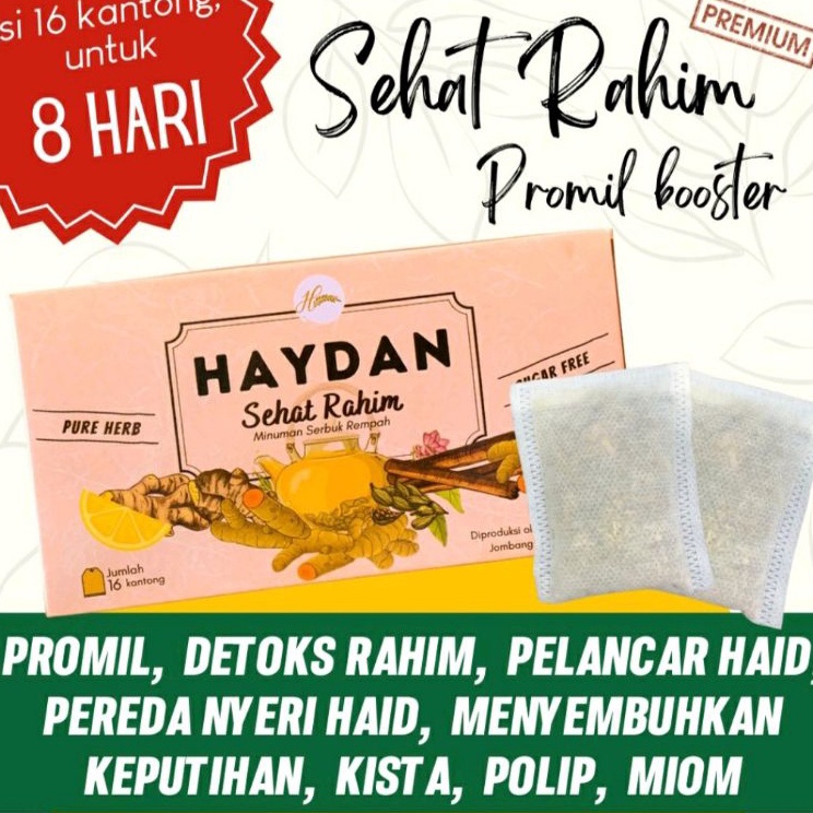 

Laris HAID LANCAR KEPUTIHAN KISTA PCO PCOS PROMIL Sehat Rahim Detox Rahim Pelancar Haid Best Product