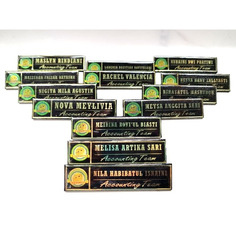 

NAMETAG / NAMA DADA / NAMETAG RESIN GLOSSY