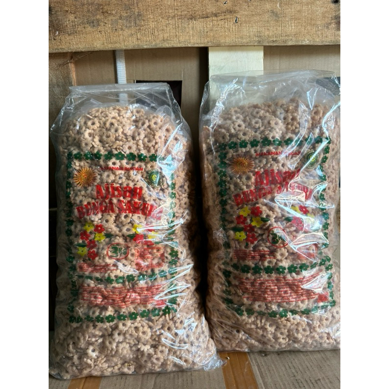 

Cemilan Ajisan Bunga Sakura 1Kilo | Original & Warna