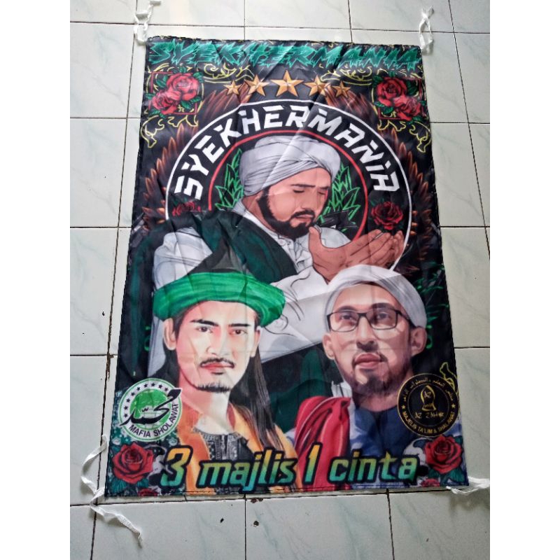 Bendera Sholawat 3majelis1cinta Siap Kirim