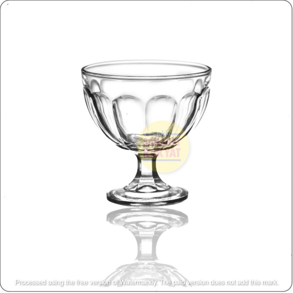 [Set 3pcs] Gelas Kaca Es/Gelas Es Buah/Gelas Es Teler Kimglass IC-1776