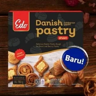 

Edo Danish Pastry Sheet 750gr / Kulit Pastry Lembaran cromboloni