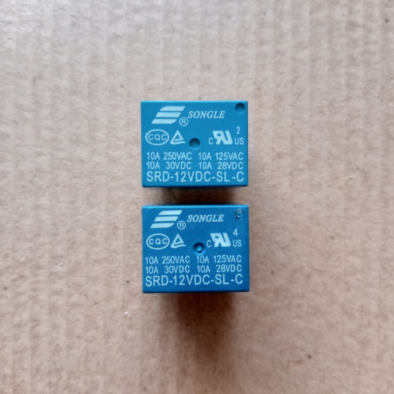 Relay SRD DC 12V Relai Kotak DC 12V
