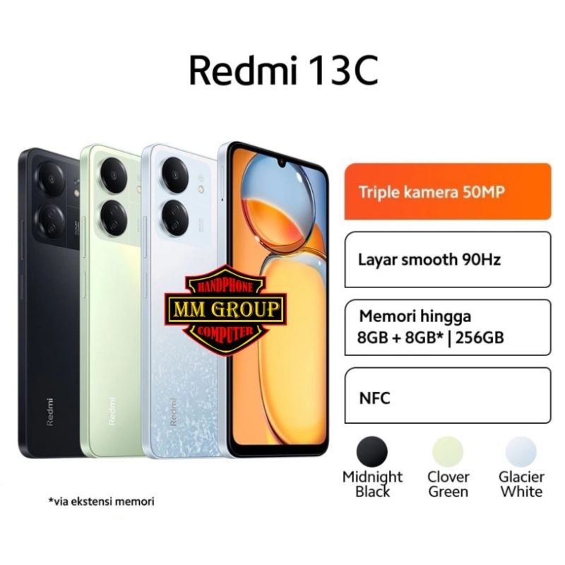 HP XIAOMI REDMI 13C || RAM 6/128 & 8/256 [GARANSI RESMI]