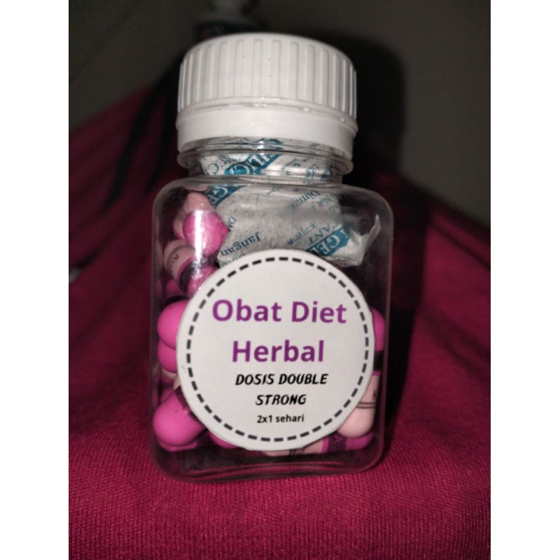 kapsul herbal /obat pelangsing pria dan wanita/pembakaran lemak diet detoks double ring 2 asli origi