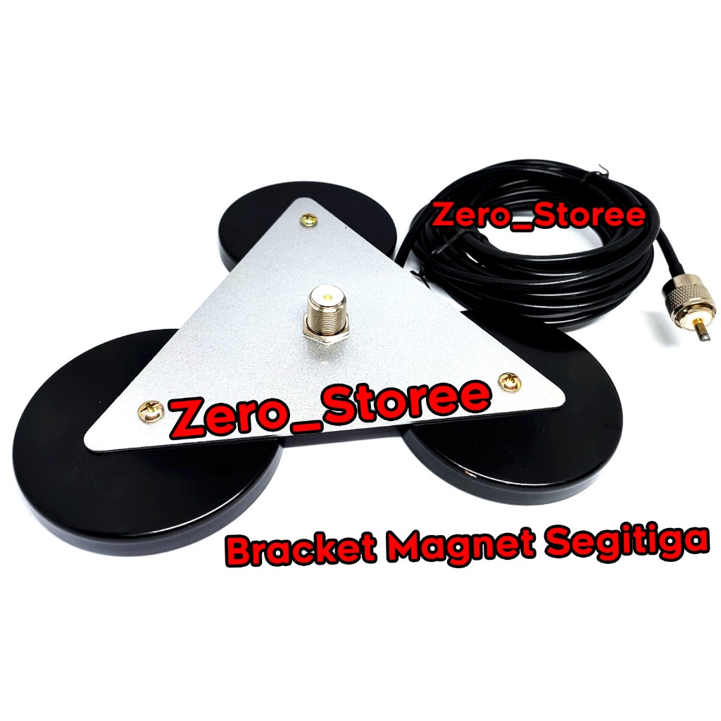 Aii Bracket Magnet Segitiga Mobil Breket Magnet Antena Mobil antenna Breket Segitiga DPSPM DP-SPM DP