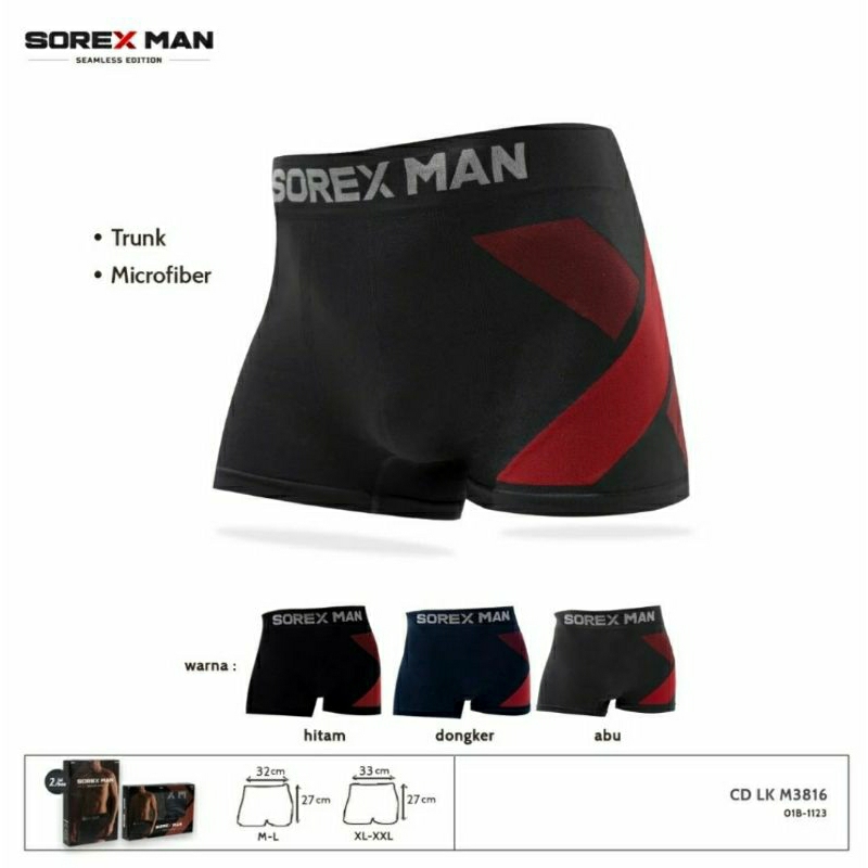 Celana Dalam boxer Pria Seamless edition