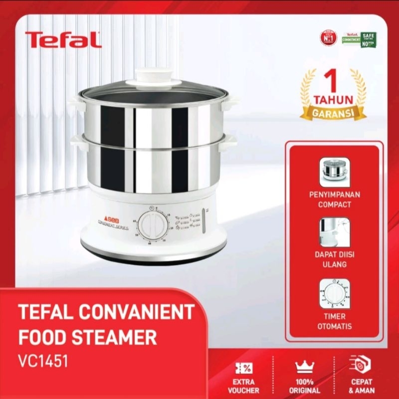 Tefal Steamer Convenient VC1451